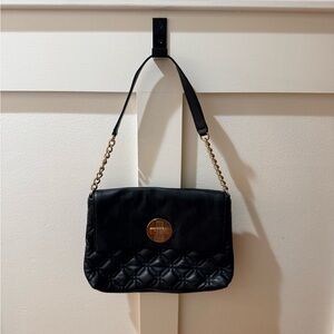 Kate Spade Astor black Quilted Leather Shoulder Bag